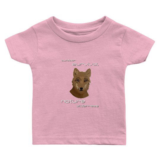 cute fox wilderness nature outdoor Baby T Shirts