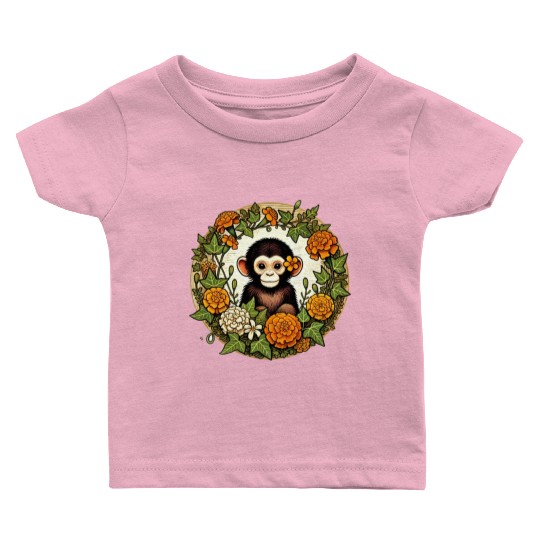 Chimpanzee Baby T Shirts