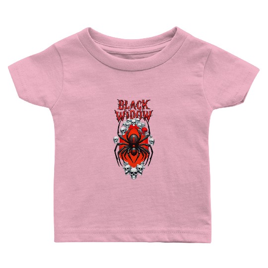 BLACK WIDOW Baby T Shirts