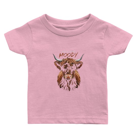 Highland Cow Cattle Animal Baby T Shirts