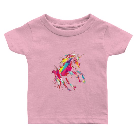 Unicorn Rainbow Animal Zoo Baby T Shirts