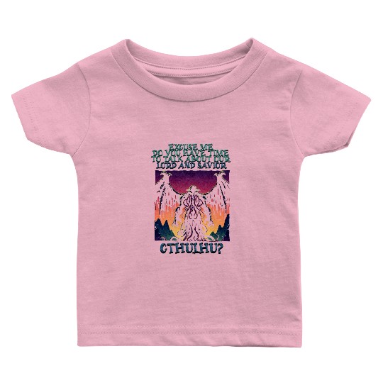 Lord & Savior Cthulhu Cult Lovecraft Necronomicon Baby T Shirts