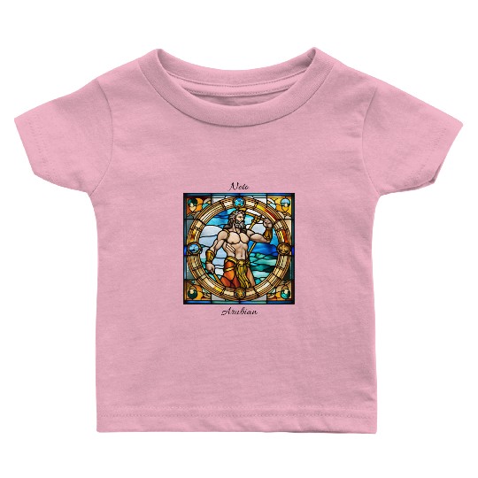"Poseidon" church window design Baby T Shirts