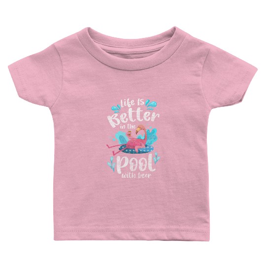 Swimming Pool Sun Swimming Trunks Baby T Shirts