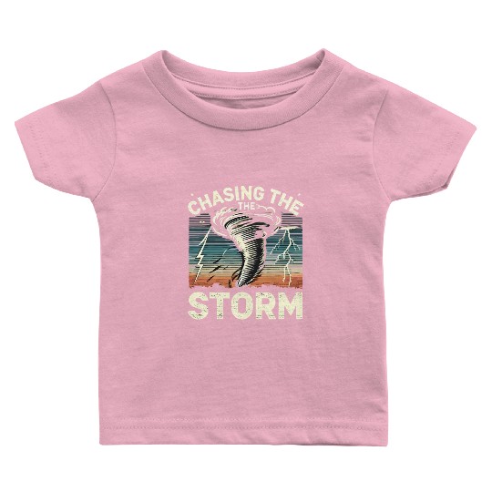 Tornado Chasing Adventures: Embrace Nature's Fury Baby T Shirts