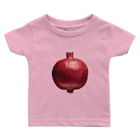Pomegranate Realistic Baby T Shirts
