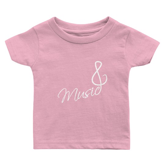 Music Clef Note French Violin Treble Musical Sound Baby T Shirts