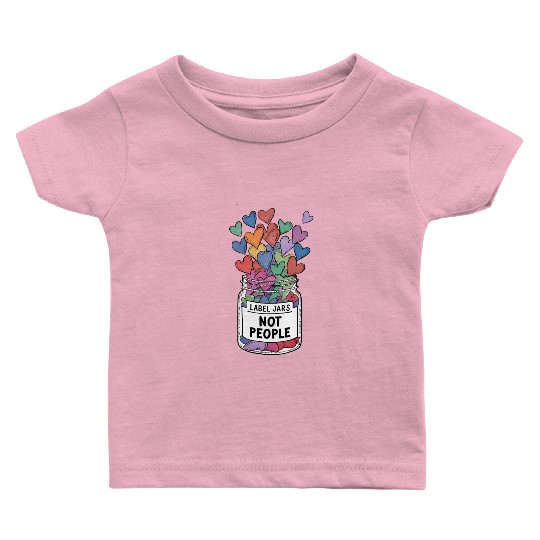 Labels Jars Not People Heart Jar Baby T Shirts