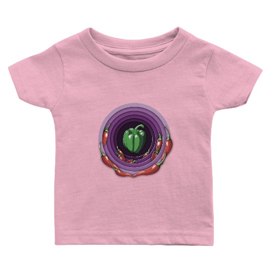 pepper tunnel journey Baby T Shirts
