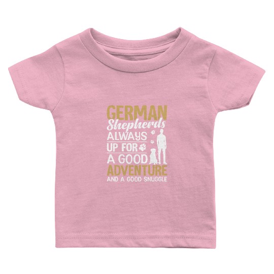 German Shepherds always up for a good adventure Baby T Shirts