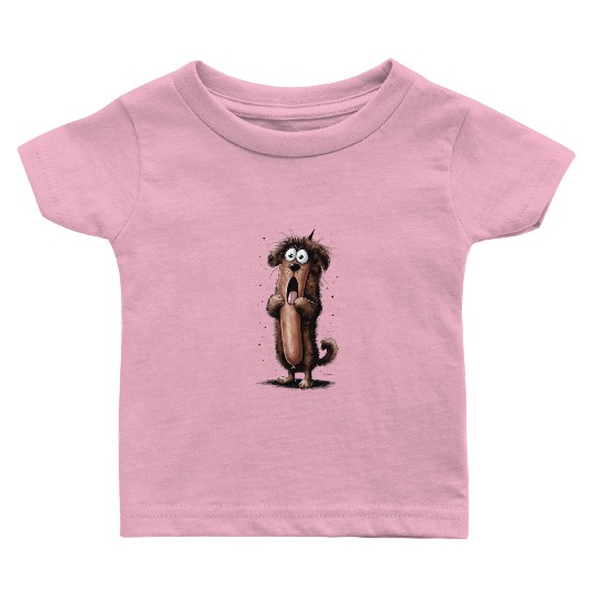 Whimsical Sausage Surprise Baby T Shirts