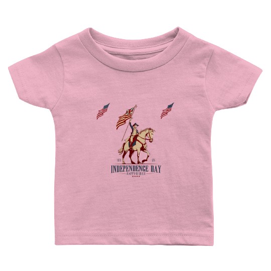tism, USA culture, a horse, and George Washington: Baby T Shirts
