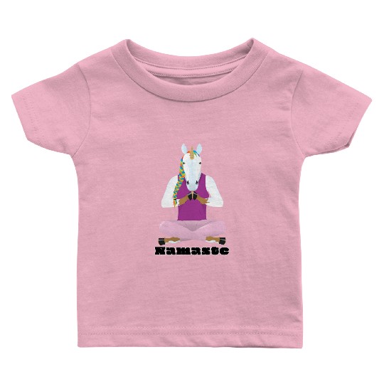 Yoga Unicorn Baby T Shirts