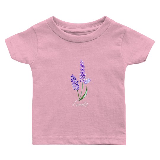 Lavender Flowers, Keen Gardner, Flower lover Baby T Shirts