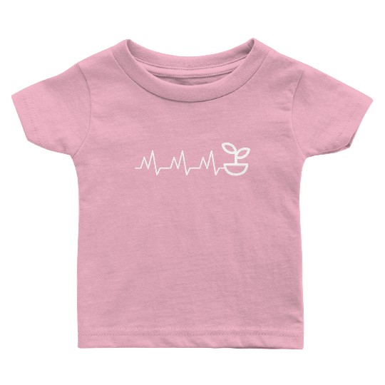 My heart beats for plants Baby T Shirts