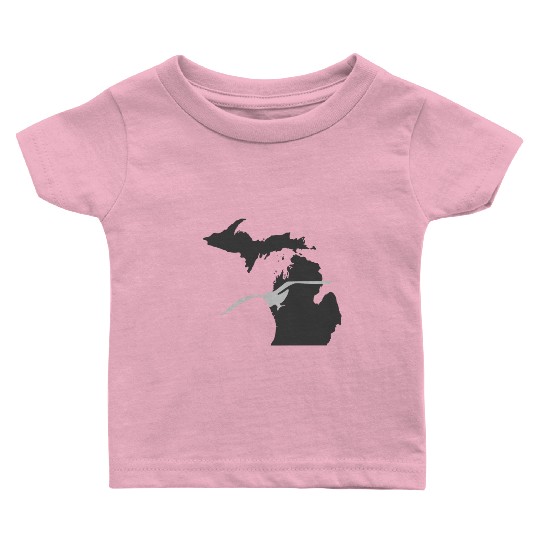 Michigan Seagull Baby T Shirts