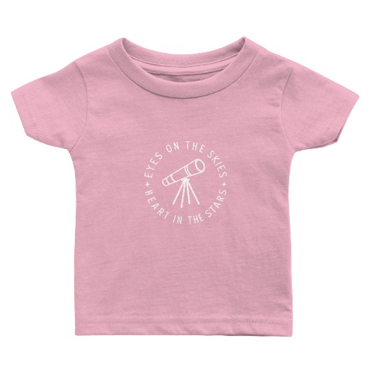Amateur Astronomers Eyes On The Skies Baby T Shirts