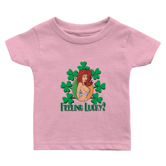Feeling Lucky Girl Baby T Shirts