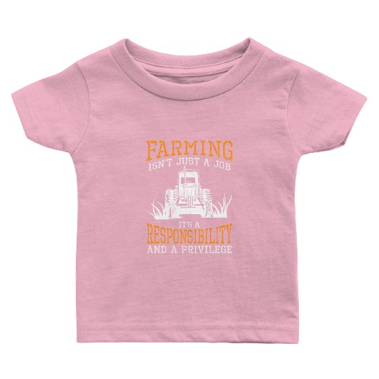 Agriculture Field Farmer Host Baby T Shirts