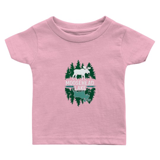 Moosehead Lake Maine. Baby T Shirts