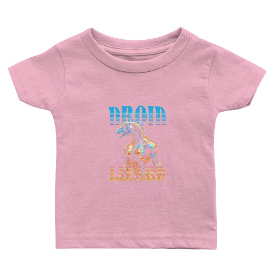 Android Dragon Lizard Baby T Shirts