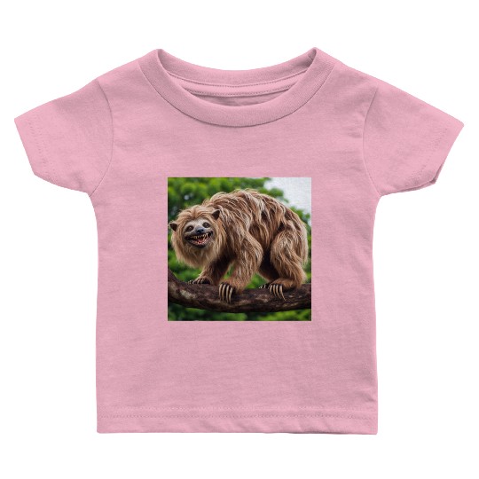 The hyena-sloth Baby T Shirts