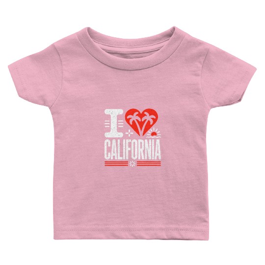 I love California | The Golden State Baby T Shirts