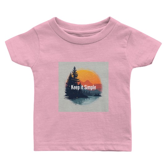 keep it simple trends Baby T Shirts