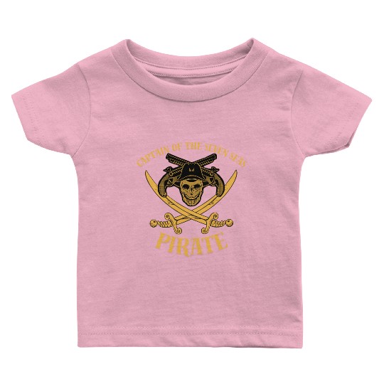 Pirate of the seven sea Baby T Shirts