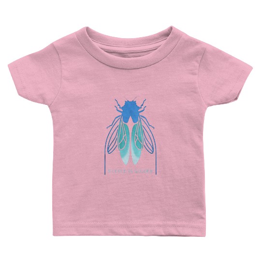 Cicada Charm-inspired Life Cycle Unique Insect Baby T Shirts