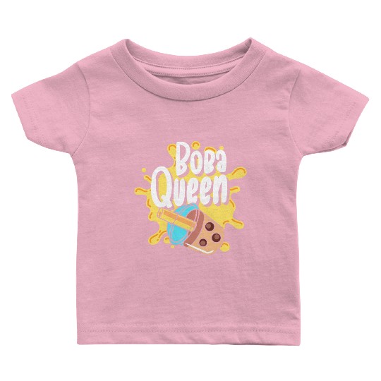 Kawaii Milk Tea Tea Balls Baby T Shirts