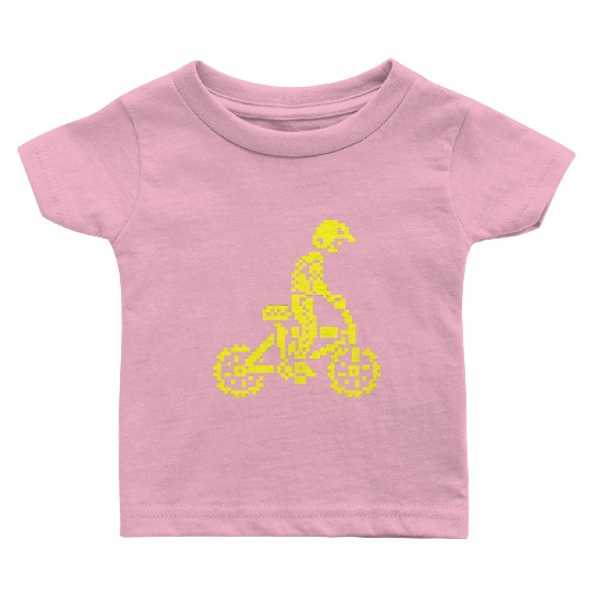 BMX Bike Bandits ZX Spectrum 8-bit Baby T Shirts