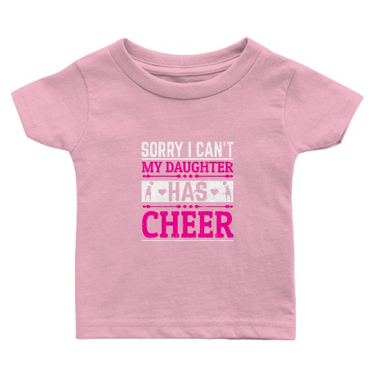 My Daughter Cheer Mom Cheerleading Mother's Day Baby T Shirts