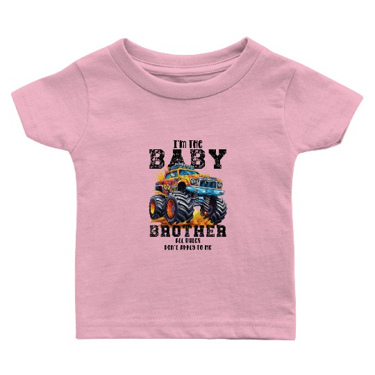 I'm The Baby Brother Family Reunion Mode Boys Trip Baby T Shirts