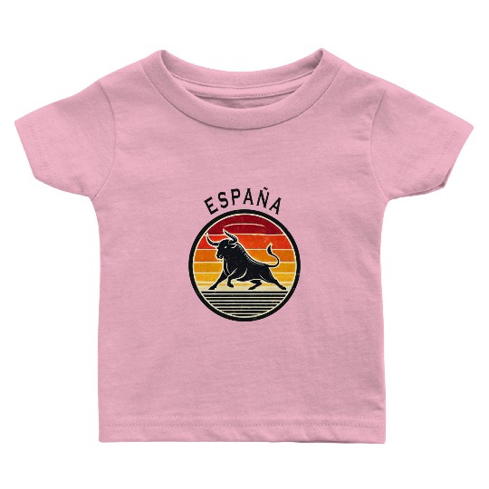 Spain Taurus Design Baby T Shirts