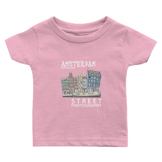 Amsterdam Street Photography Baby T Shirts