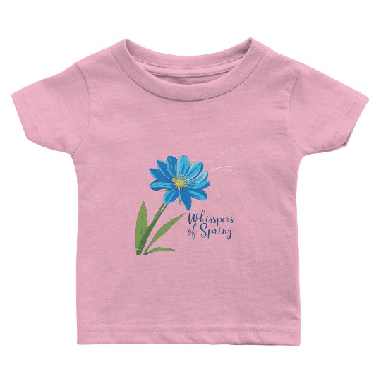 Blue Blossom Beauty “blue flowers” Baby T Shirts