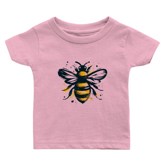 Honey Bee Insect Art 1 Baby T Shirts