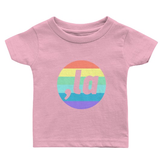 Kamala Harris Comma La Rainbow Election 2024 Baby T Shirts
