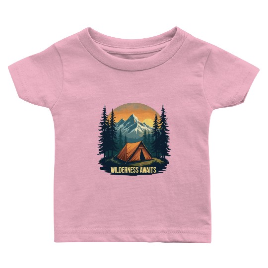 Wilderness Awaits Baby T Shirts | Embrace the Adventure