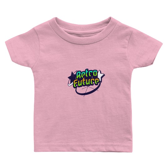 Retro Future - Neon Streetwear for Y2K lovers Baby T Shirts