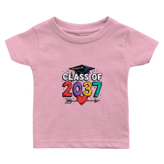 Celebrating the Class of 2037: A Colorful Future Baby T Shirts