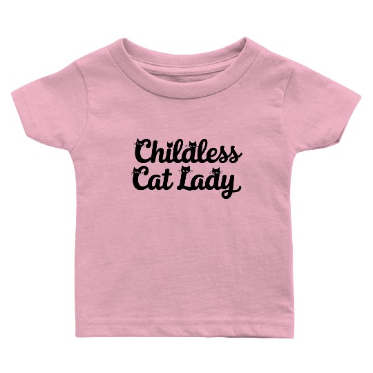 Childless Cat lady Kamala Harris Baby T Shirts