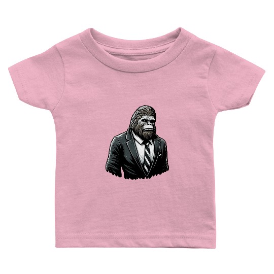 All Business Bigfoot - Funny Stylish Sasquatch Baby T Shirts