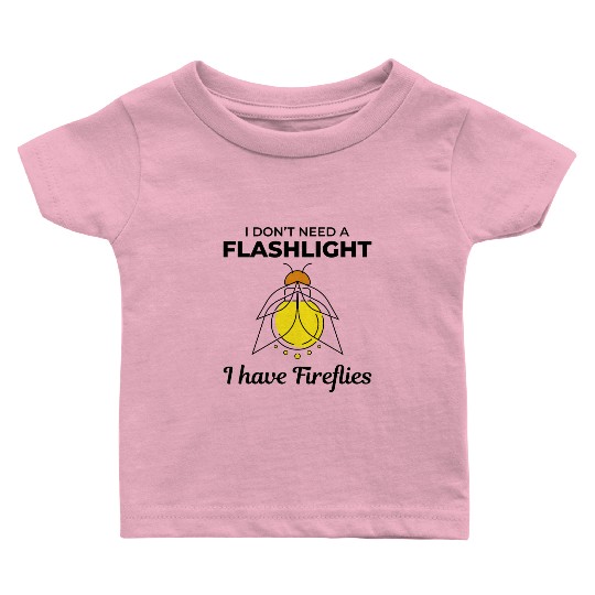 Fireflies Firefly Lightning Bug Insect Collector Baby T Shirts