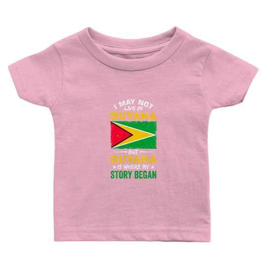 Guyana Pride Guyanese Roots Georgetown Love Baby T Shirts