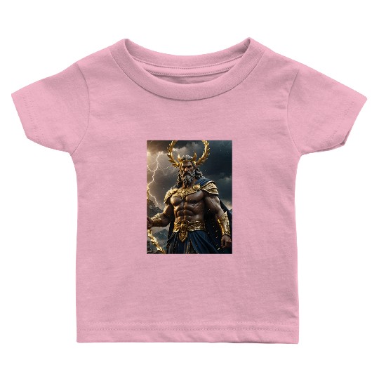 Zeus Jupiter Roman Greek God Baby T Shirts