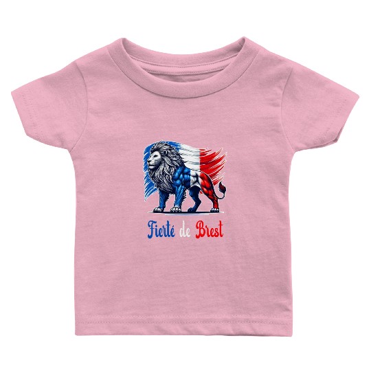 The proud Brest flag design Baby T Shirts