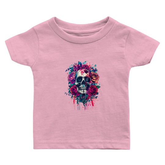 Santa Muerte - Mexican Folk Culture Saint Baby T Shirts