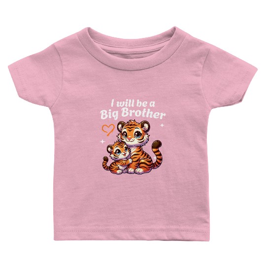 I'm Going To Be A Big Brother Sweet Tiger, Brother Baby T Shirts
